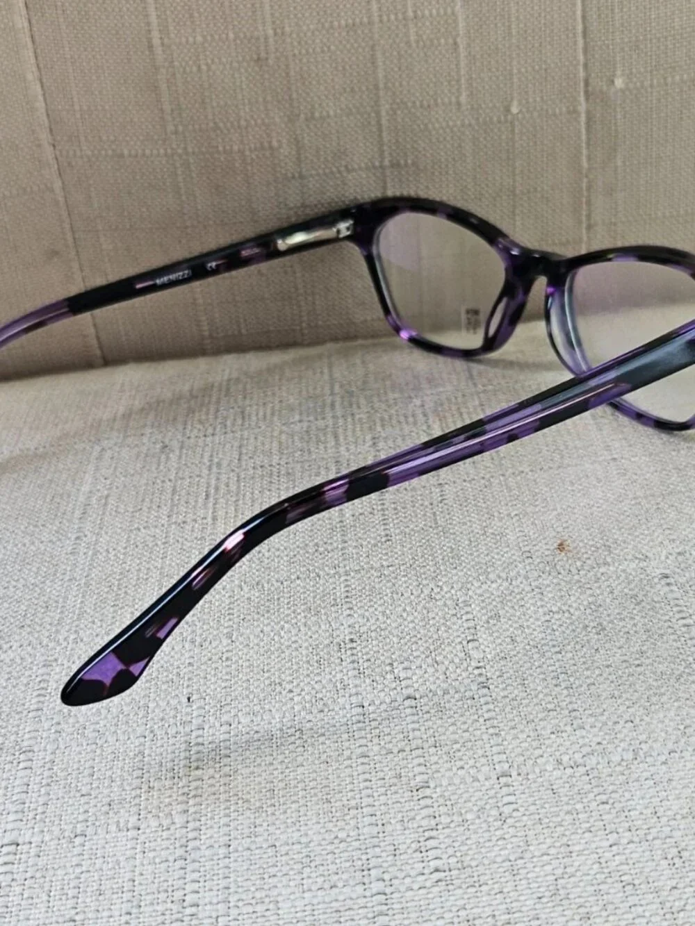 Menizzi Women Eyeglasses Frame Purple Tortoise Eyewear MA3088 Glasses New